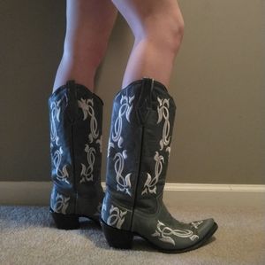 Blue/Grey Women's Corral Boots